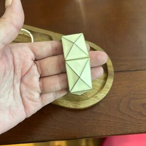 Chic Cream Geometric Bracelet